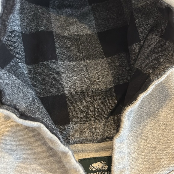 Roots kids long kanga hoodie in grey size youth small 5-6 years old - Picture 6 of 11